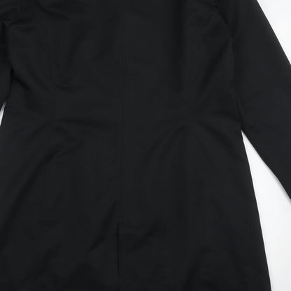 Preloved Agenda Womens Black   Jacket  Size 14  Button - Label