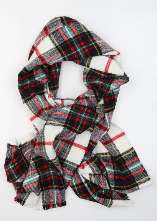 Atmosphere Womens Multicoloured Plaid Acrylic  Scarf
