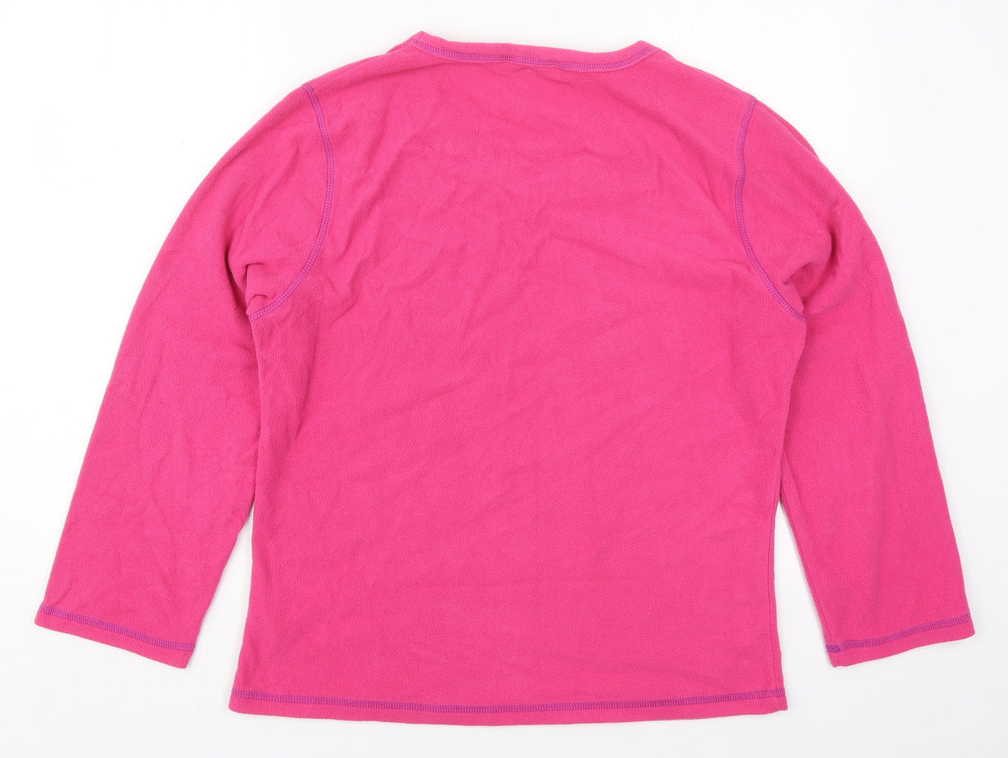 Dunnes Womens Pink Solid Polyester Top Pyjama Top Size 14   - Dream