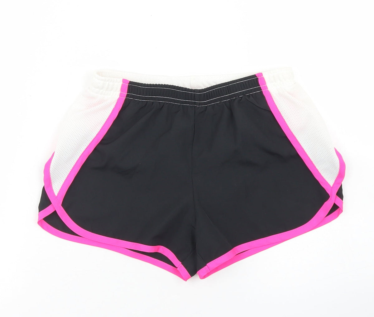 Layer 8 Womens Black Colourblock Polyester Hot Pants Shorts Size S L3 in Regular