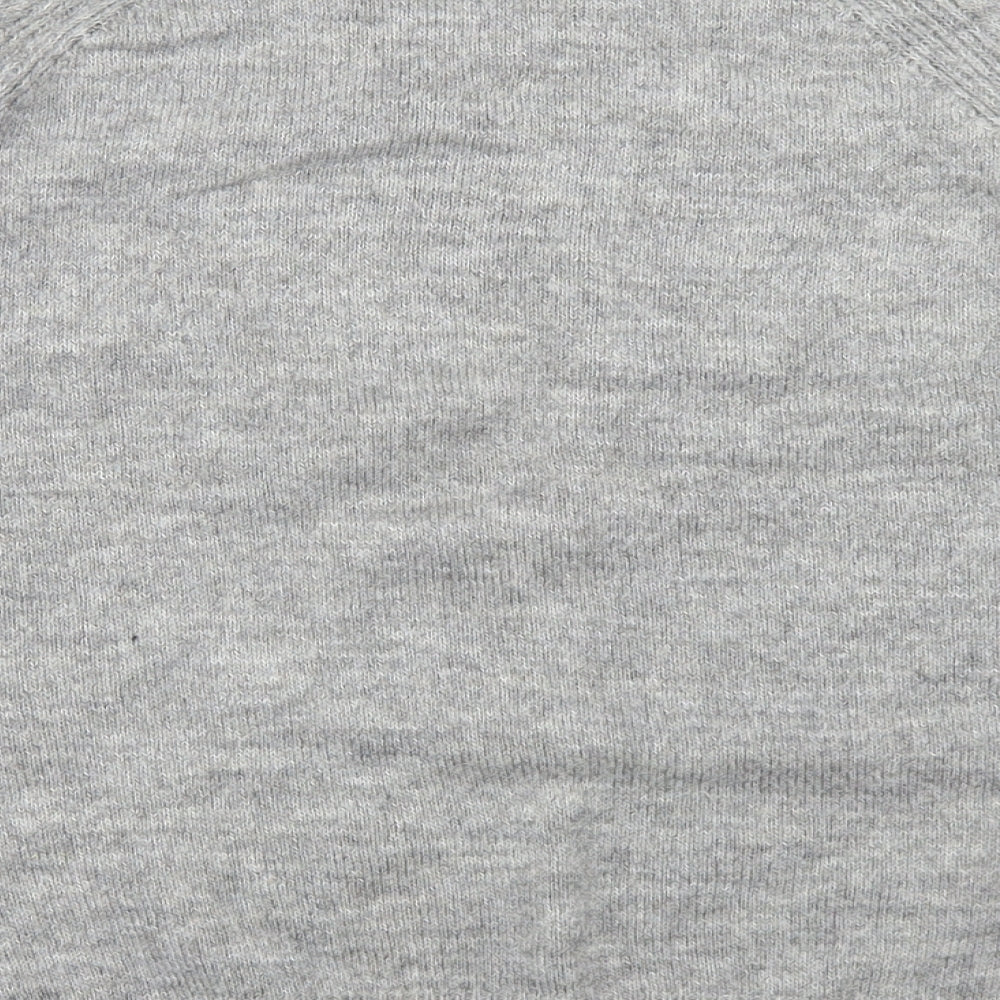 Primark Womens Grey Crew Neck  Acrylic Pullover Jumper Size L