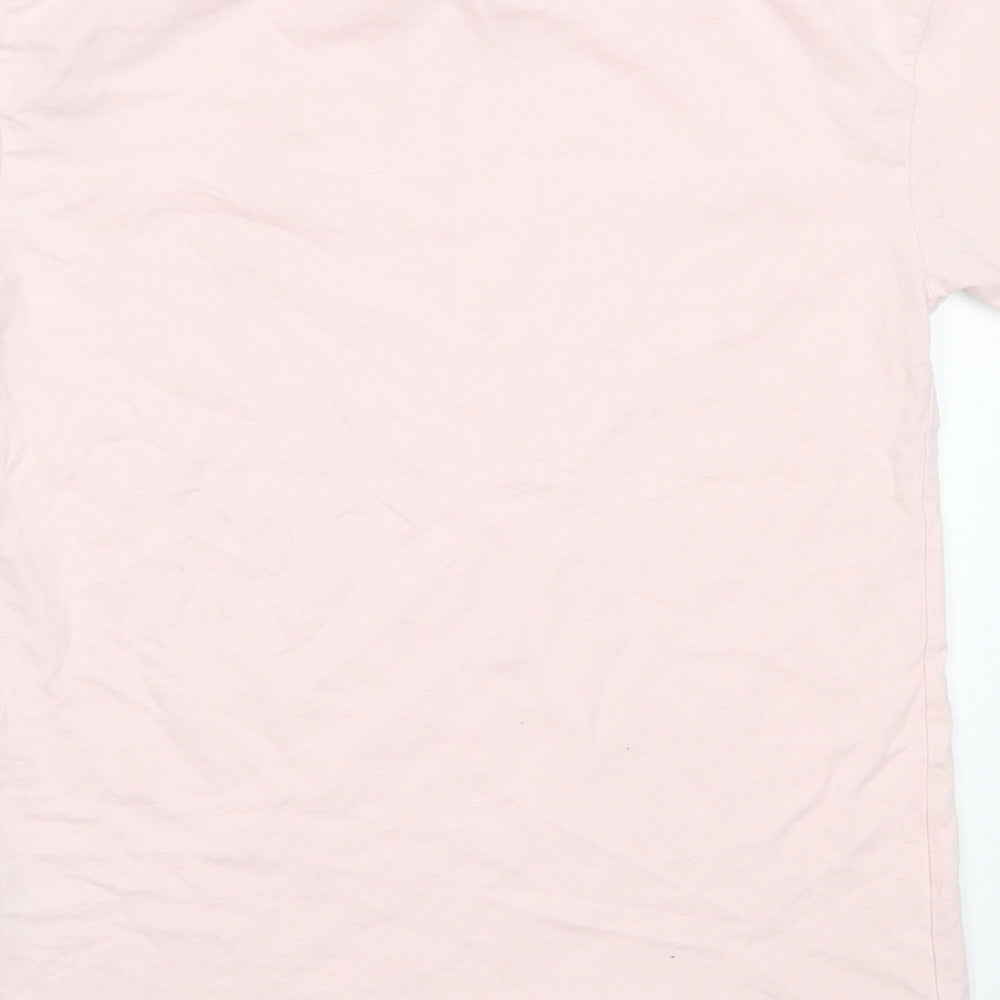 Very Girls Pink  Cotton Basic T-Shirt Size 11 Years Round Neck