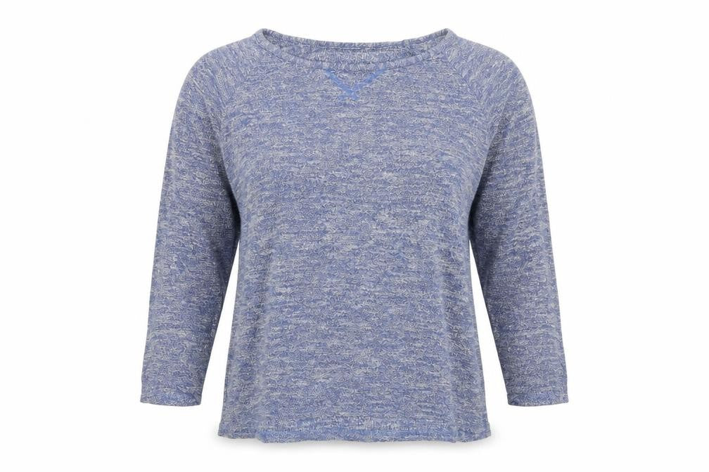 Oasis Womens Blue Boat Neck  Polyester Pullover Jumper Size S