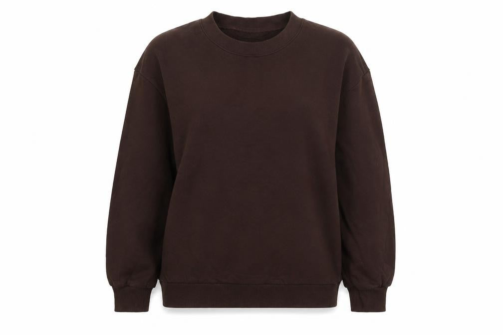 SheIn Womens Brown  Cotton Pullover Sweatshirt Size S  Pullover