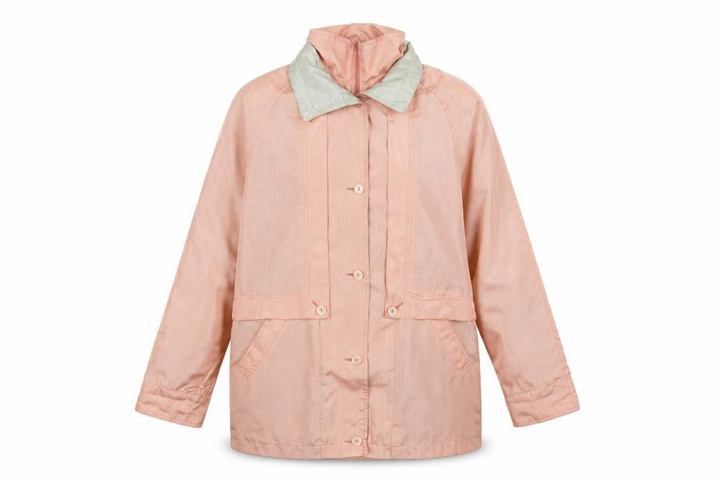 Savannah Womens Pink   Jacket  Size L  Button