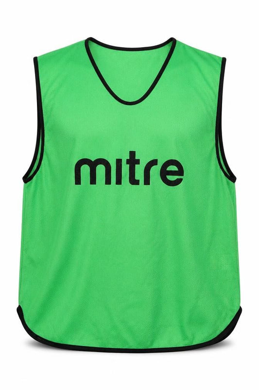 Mitre Mens Green  Polyester Basic Tank Size S V-Neck Pullover
