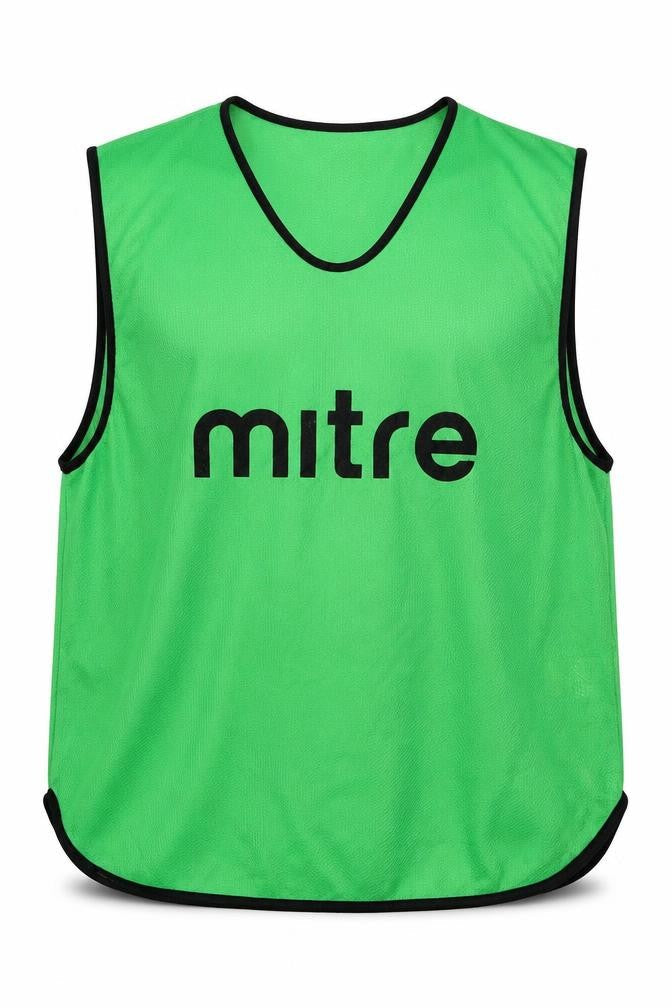 Mitre Mens Green  Polyester Basic Tank Size S V-Neck Pullover