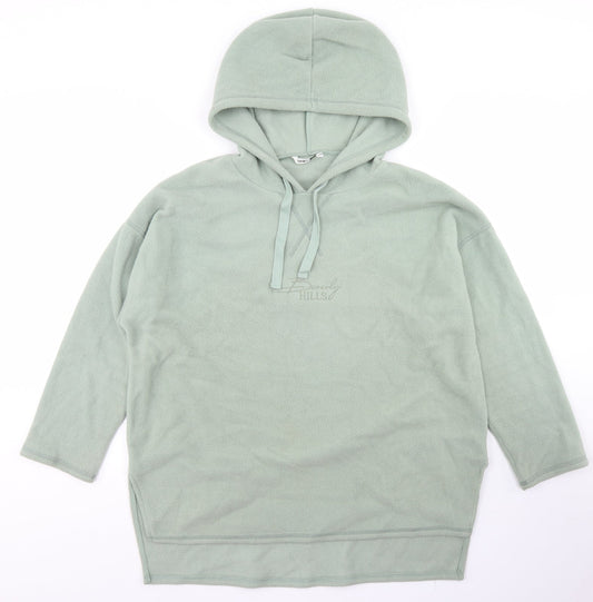 Pep&Co Womens Green  Polyester Pullover Hoodie Size M   - Beverley Hills