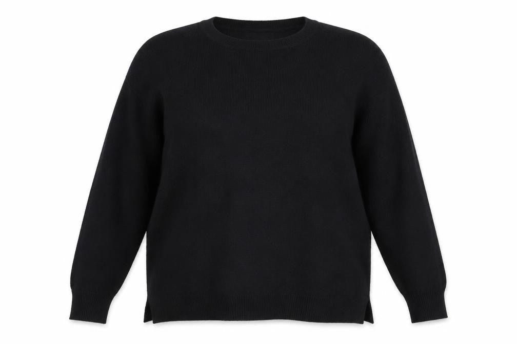 George Womens Black Round Neck  Viscose Pullover Jumper Size 18