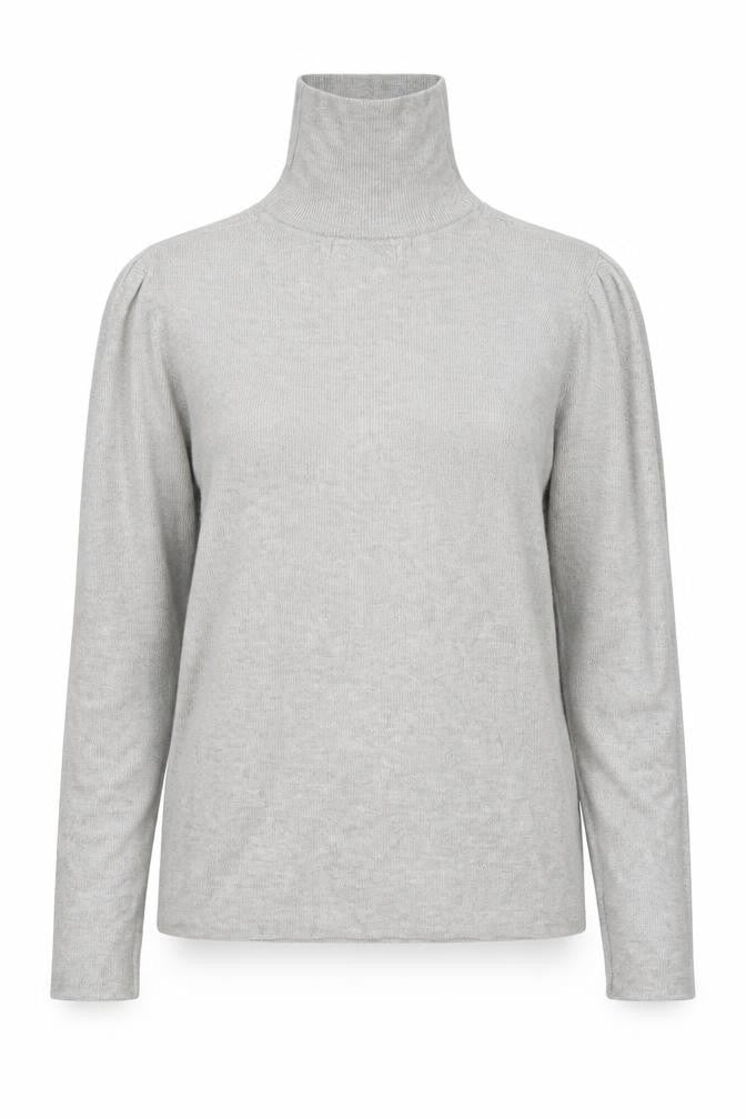 Primark Womens Grey Roll Neck  Viscose Pullover Jumper Size M