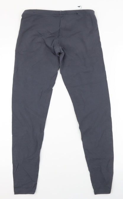 Sisley Womens Grey  Cotton Jogger Trousers Size M L28.5 in Regular  - Leggings