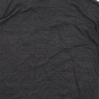 H&M Womens Grey  Polyester Pullover Sweatshirt Size S  Pullover