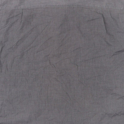 Preloved F&F Mens Grey  Polyester  Button-Up Size M Collared Button - Label