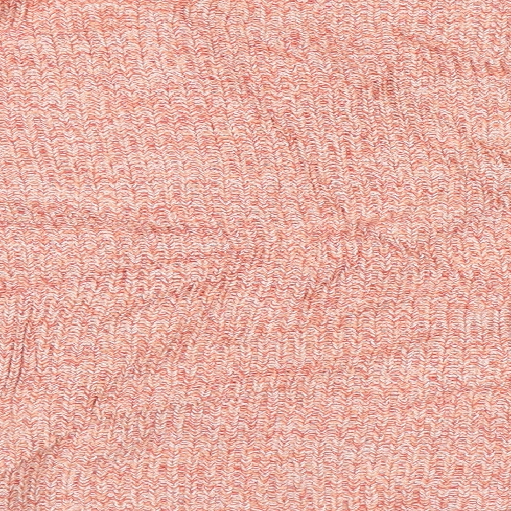 Marks and Spencer Womens Pink Boat Neck  Cotton Pullover Jumper Size M