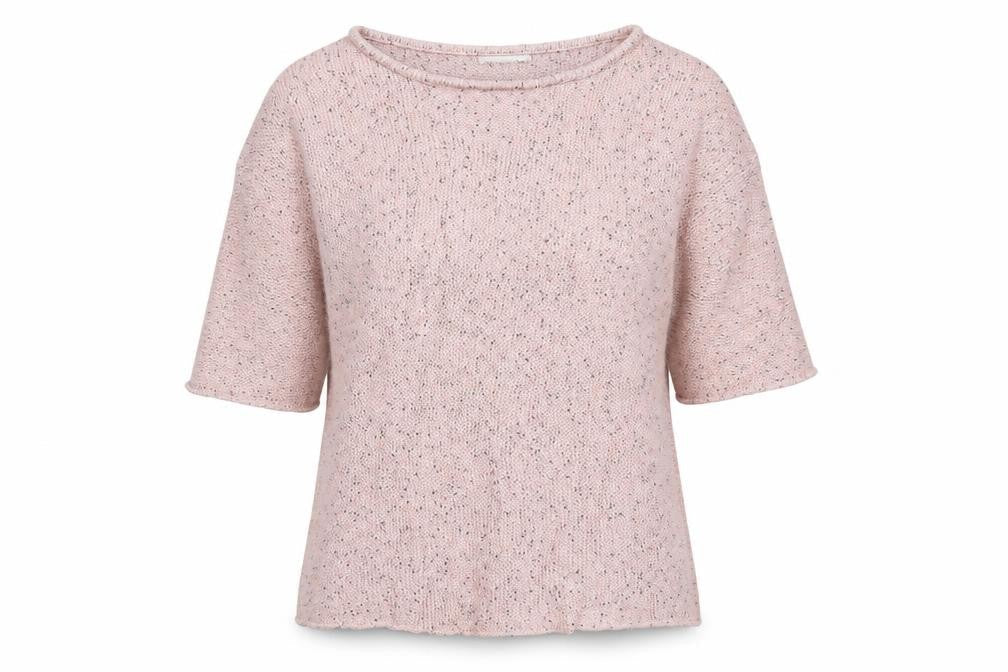H&M Womens Pink Boat Neck  Acrylic Pullover Jumper Size S