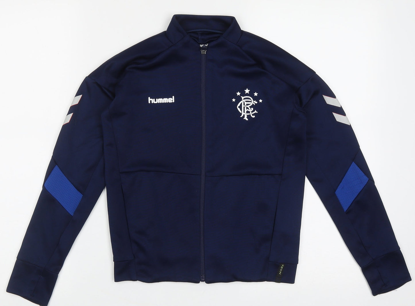 Hummel Boys Blue  Polyester Full Zip  Size 10 Years  Zip