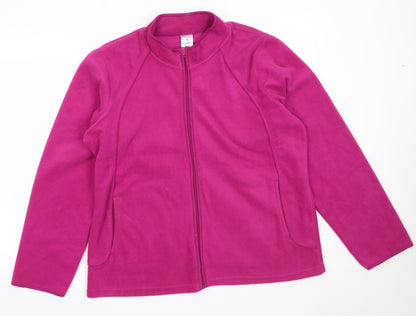 Preloved Favourites Womens Purple   Jacket  Size 16  Zip - Front