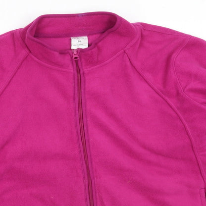 Preloved Favourites Womens Purple   Jacket  Size 16  Zip - Detail