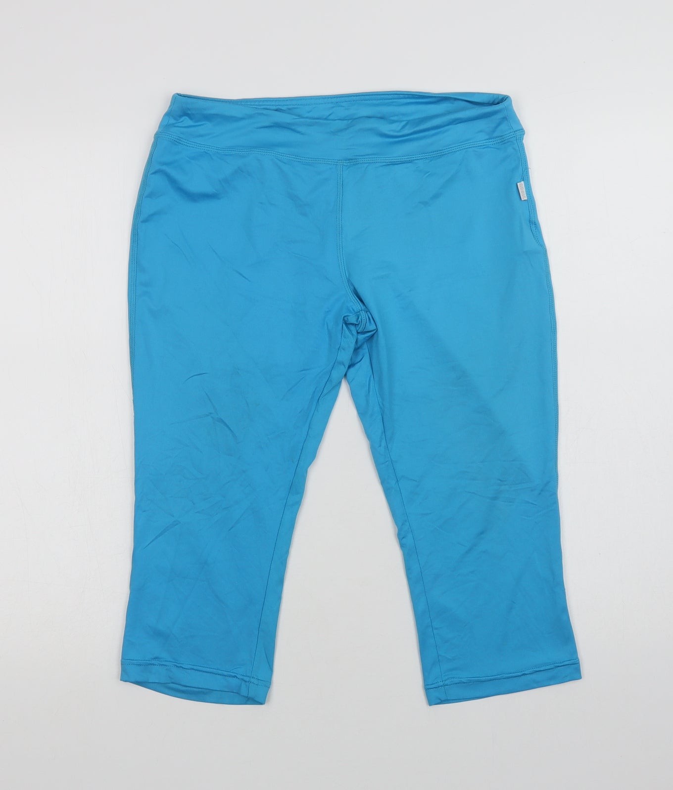 Crivit Womens Blue  Polyamide Cropped Leggings Size S L19 in Regular