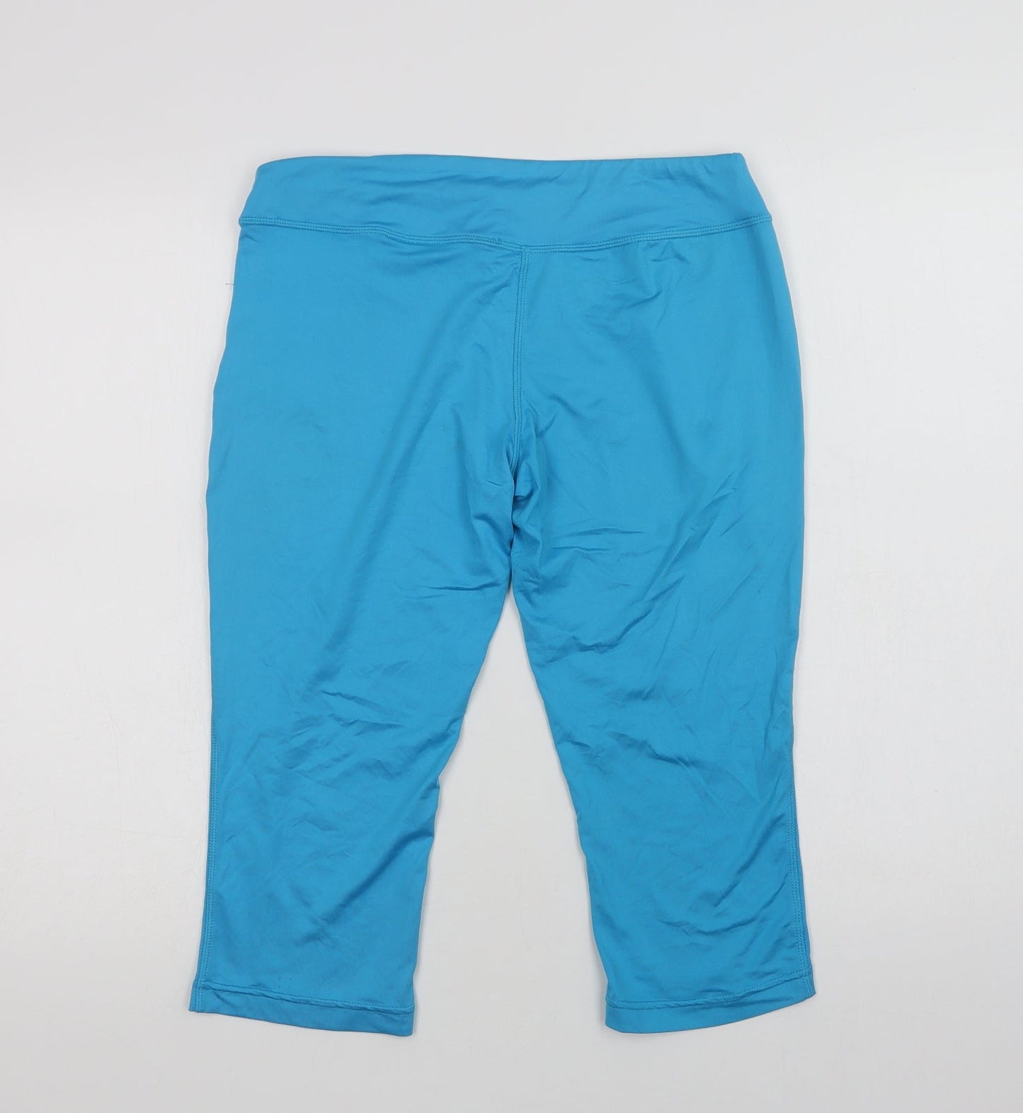 Crivit Womens Blue  Polyamide Cropped Leggings Size S L19 in Regular