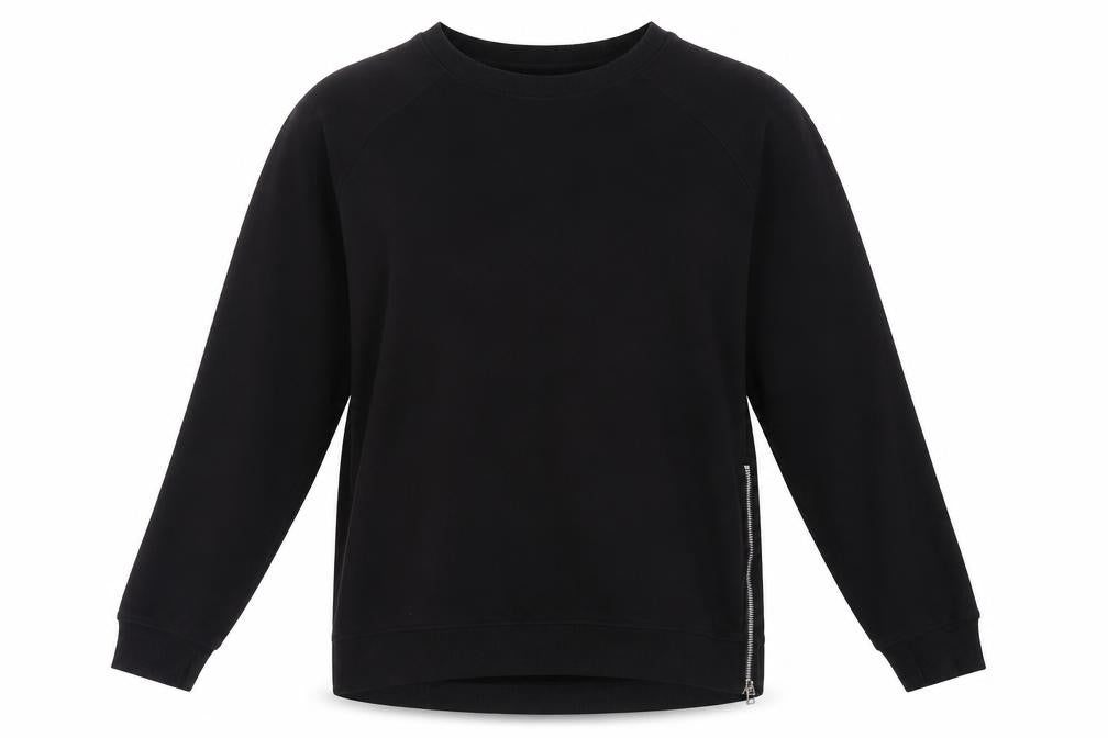 Primark Womens Black Round Neck  Polyester Pullover Jumper Size L