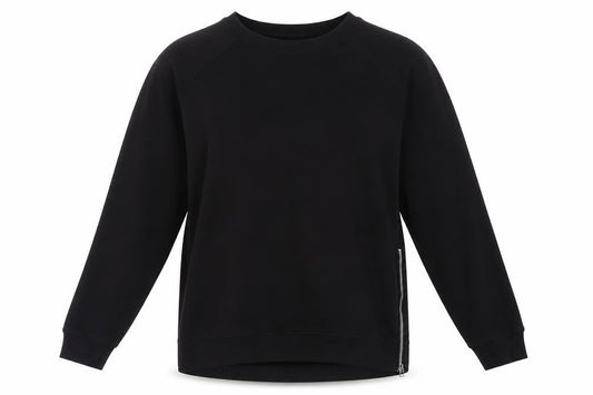Primark Womens Black Round Neck  Polyester Pullover Jumper Size L
