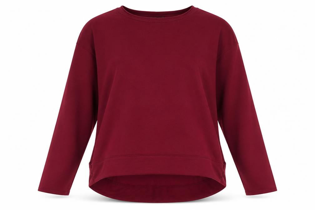 SheIn Womens Red  Polyester Pullover Sweatshirt Size M  Pullover