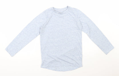 Next Girls Blue  Polyester Pullover T-Shirt Size 9 Years Round Neck Pullover
