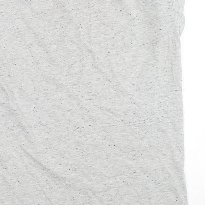Preloved Atmosphere Womens Grey  Polyester Basic T-Shirt Size 12 Round Neck - Label