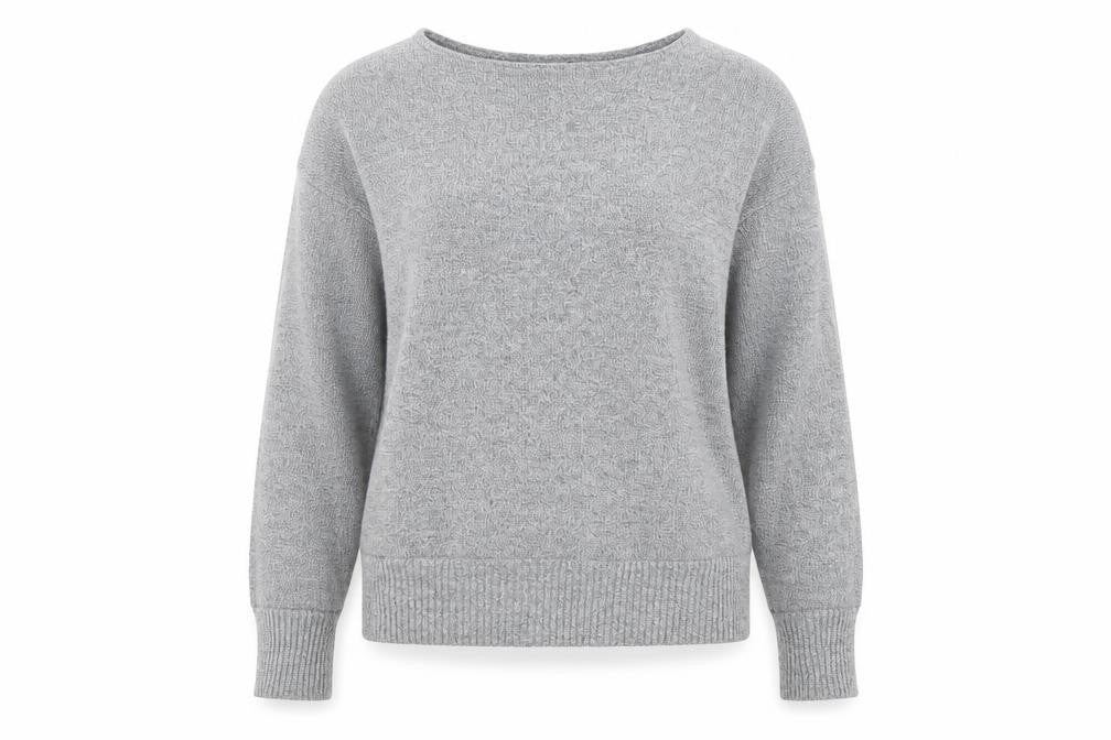 RMB Womens Grey  Acrylic Pullover Sweatshirt Size S  Pullover