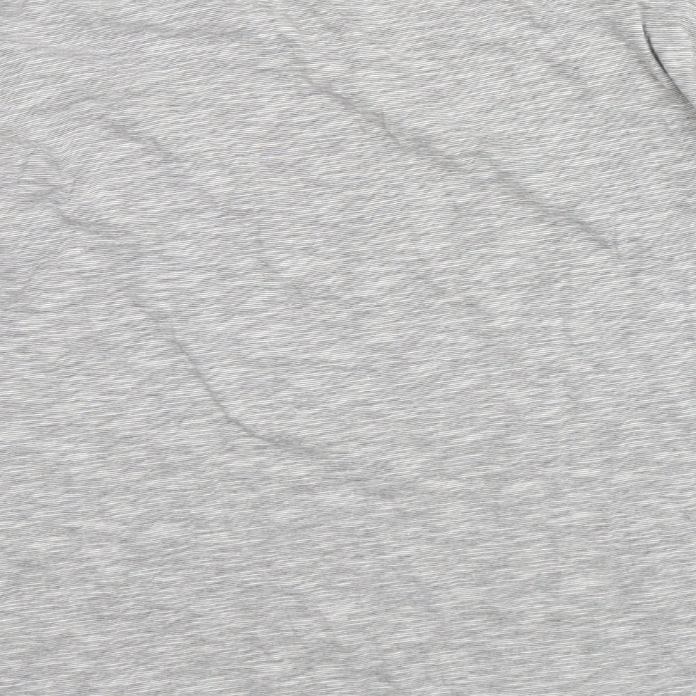 H&M Womens Grey  Cotton Basic T-Shirt Size M Round Neck