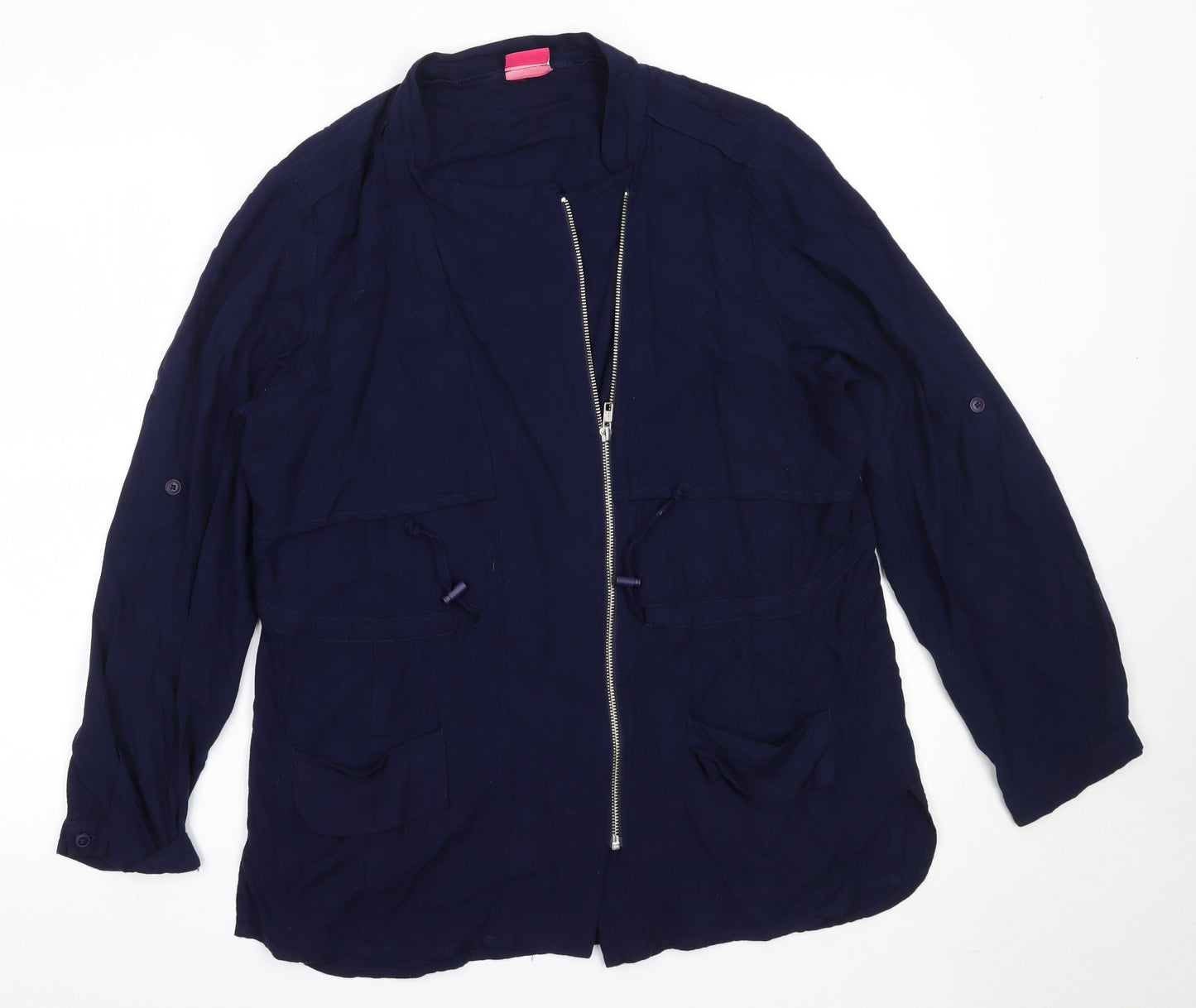 Together Womens Blue   Jacket  Size 12  Zip