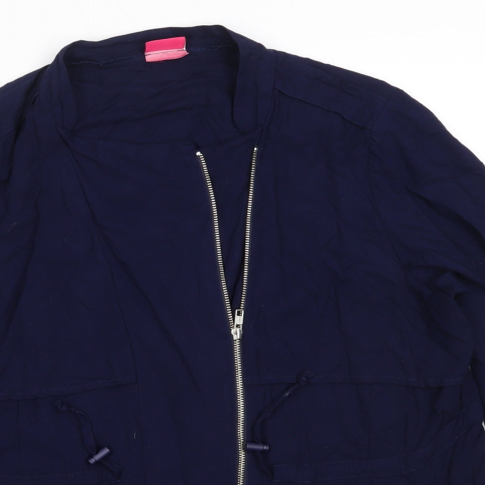 Together Womens Blue   Jacket  Size 12  Zip