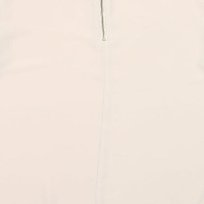 Atmosphere Womens Beige  Polyester Basic Blouse Size 10 Round Neck