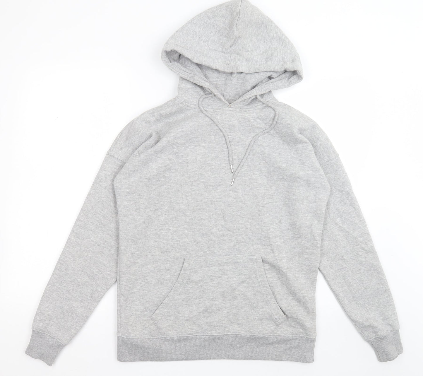 New Look Womens Grey  Cotton Pullover Hoodie Size S  Pullover