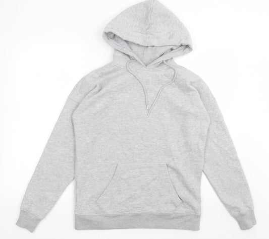 New Look Womens Grey  Cotton Pullover Hoodie Size S  Pullover