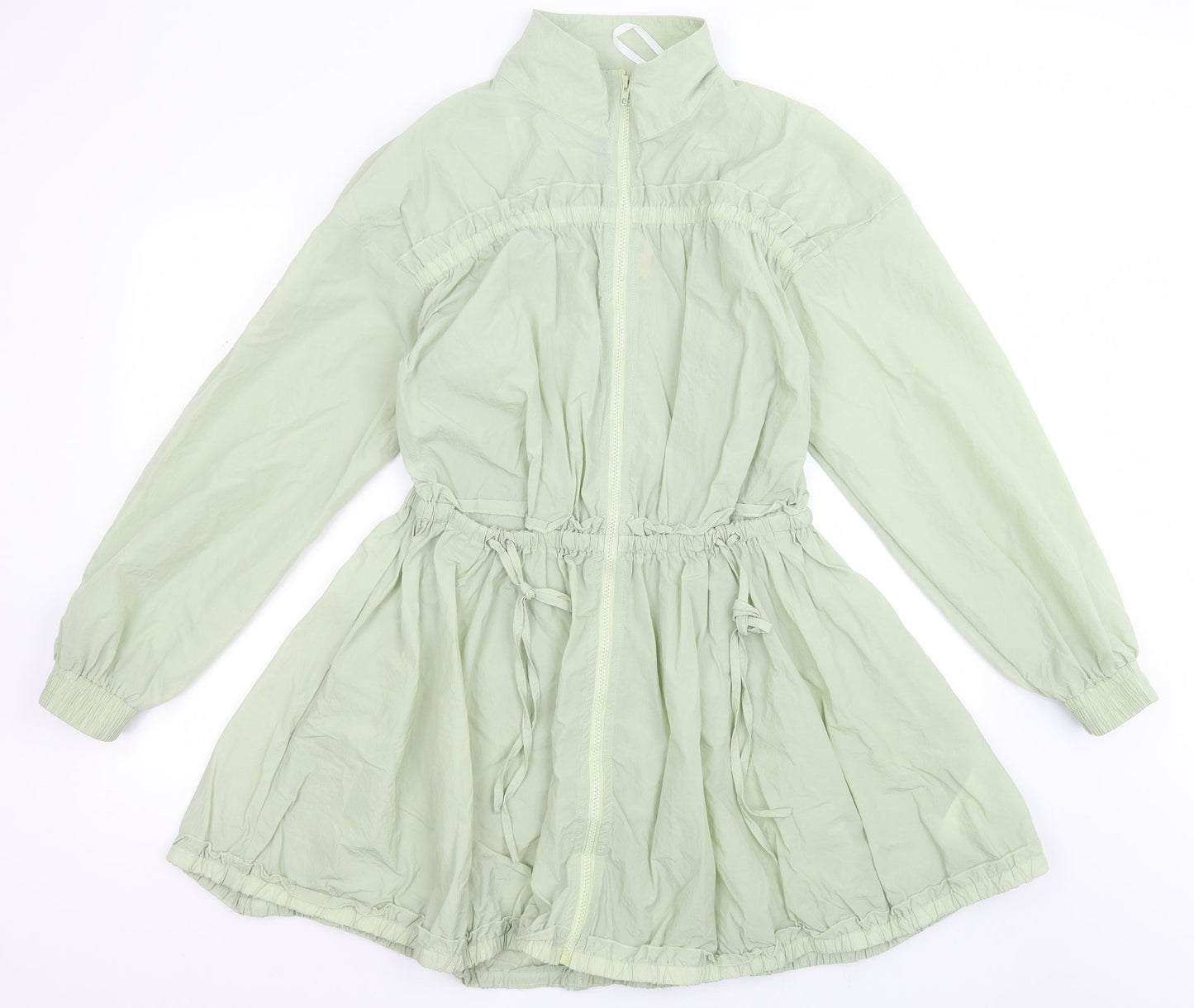 Missguided Womens Green   Jacket  Size 12  Zip