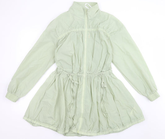Missguided Womens Green   Jacket  Size 12  Zip