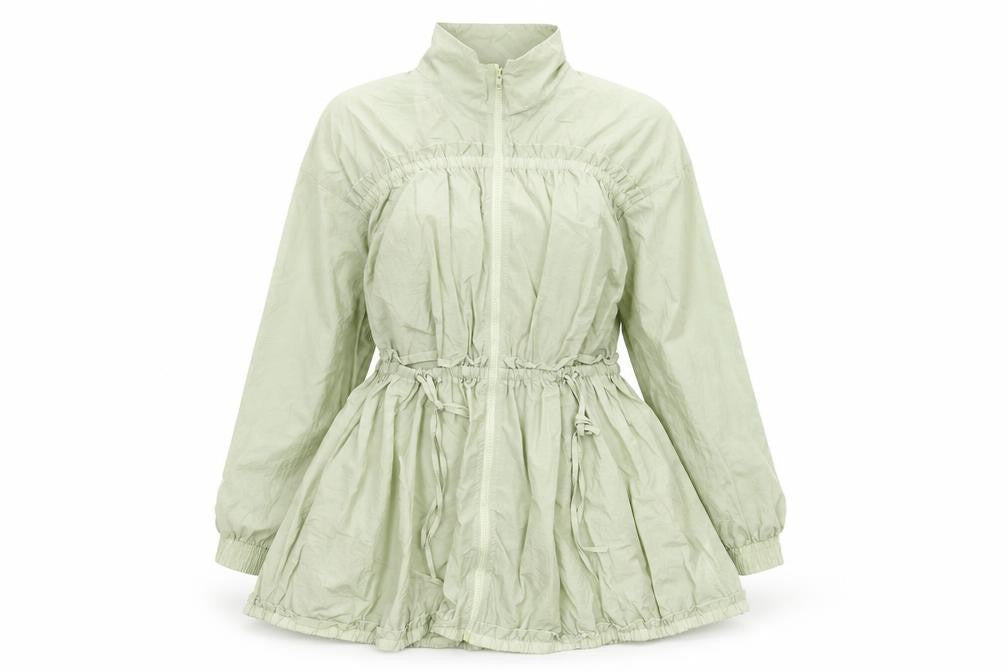 Missguided Womens Green   Jacket  Size 12  Zip
