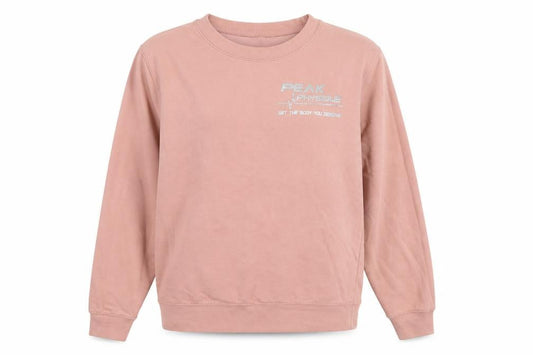 Awdis Womens Pink  Cotton Pullover Sweatshirt Size S  Pullover - peak physique