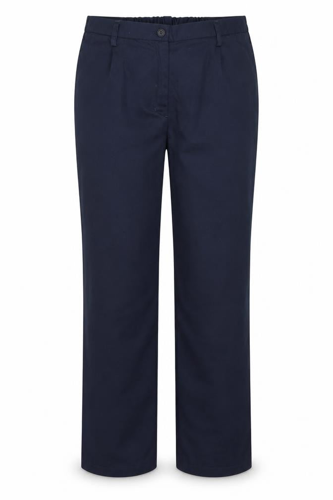 Tailored Image Womens Blue  Polyester Trousers  Size 18 L32 in Regular