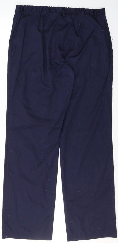 Tailored Image Womens Blue  Polyester Trousers  Size 18 L32 in Regular