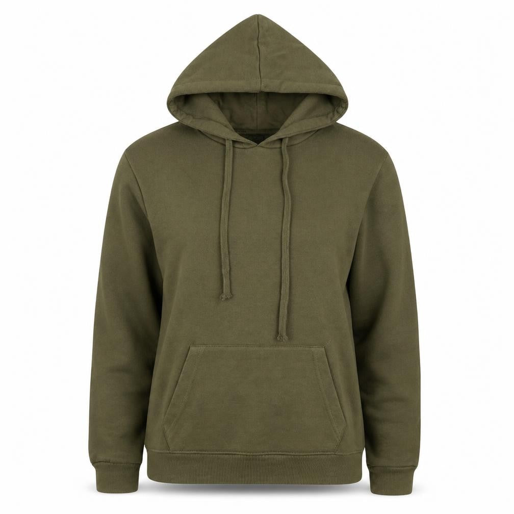 Boohoo Womens Green  Cotton Pullover Hoodie Size 6  Pullover