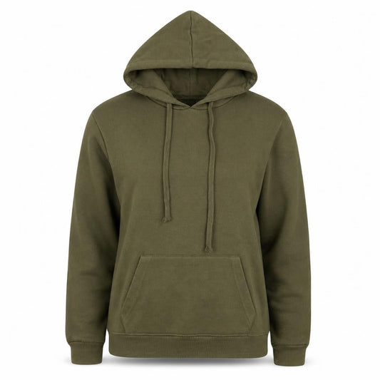 Boohoo Womens Green  Cotton Pullover Hoodie Size 6  Pullover