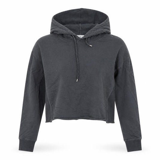 Primark Womens Grey  Cotton Pullover Hoodie Size S   - Cropped