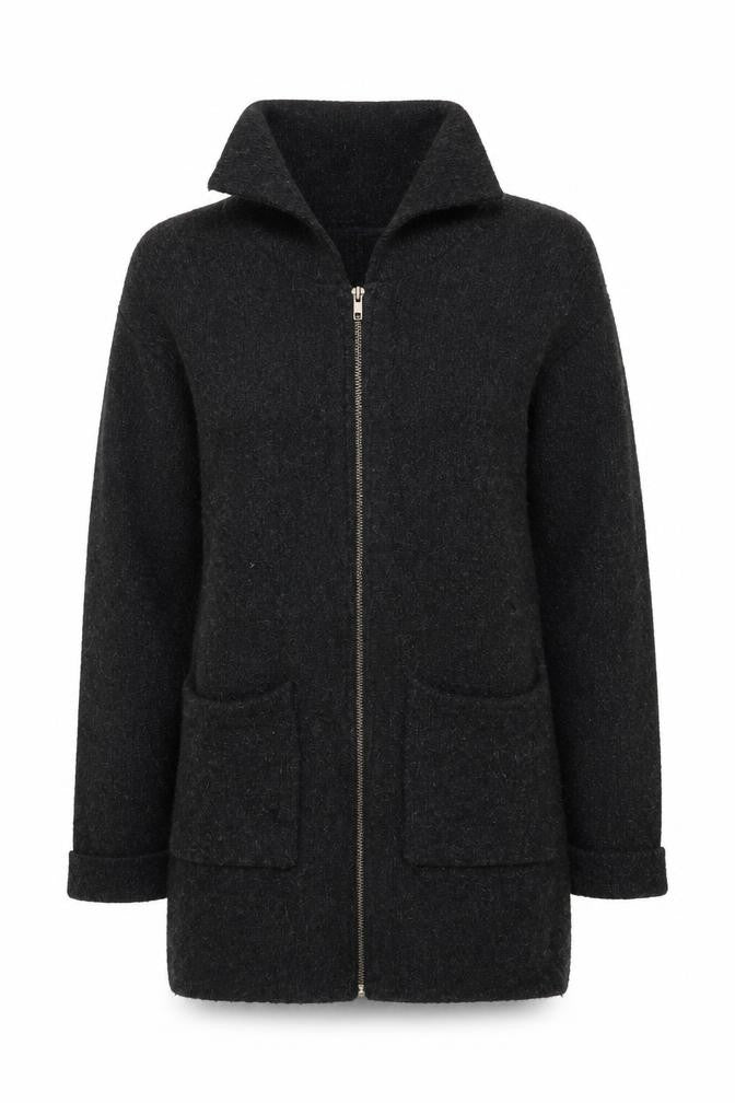 Atmosphere Womens Grey V-Neck  Acrylic Cardigan Jumper Size S