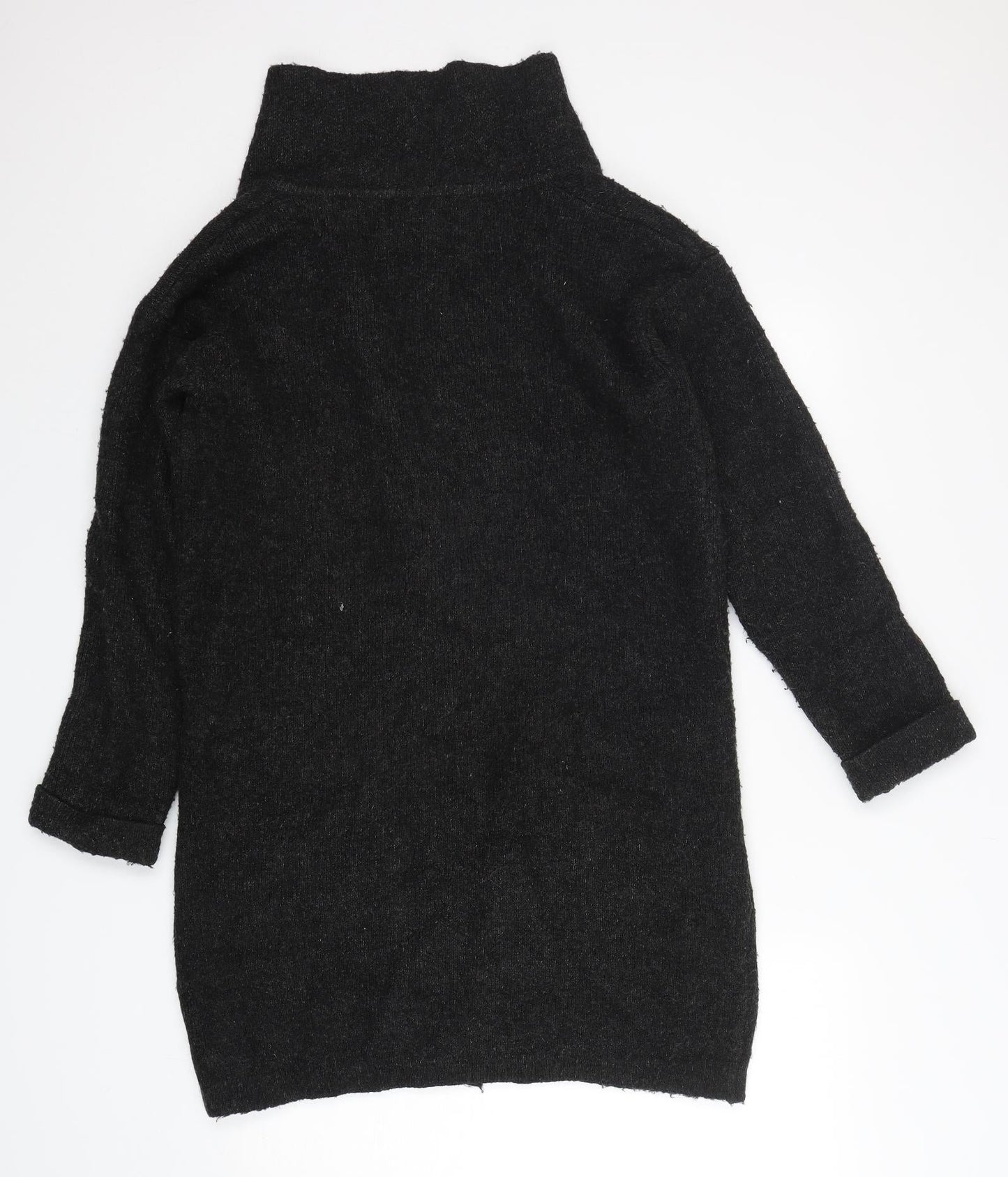 Atmosphere Womens Grey V-Neck  Acrylic Cardigan Jumper Size S