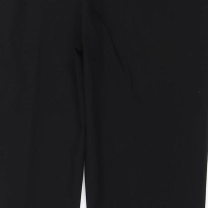 Preloved Dunnes Stores Womens Black  Polyester Trousers  Size 12 L29 in Regular - Label