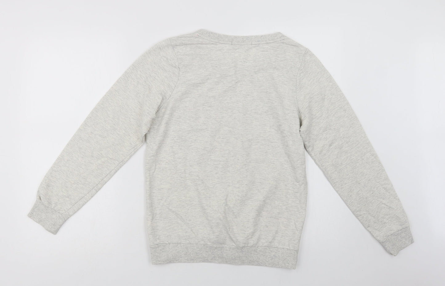 George Womens Grey  Cotton Pullover Sweatshirt Size 10