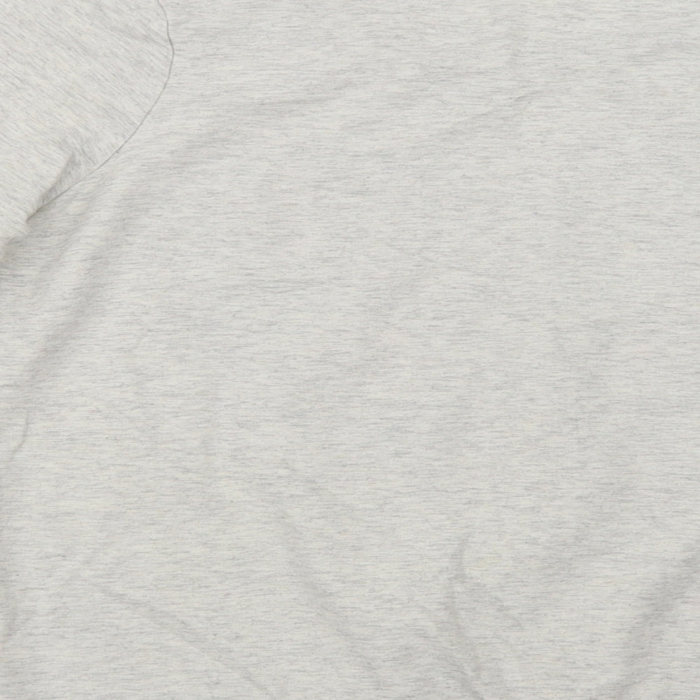 George Womens Grey  Cotton Pullover Sweatshirt Size 10